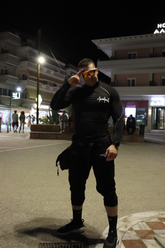 Underdog 4.13 Compression  - Black Long Neck Long Sleeve